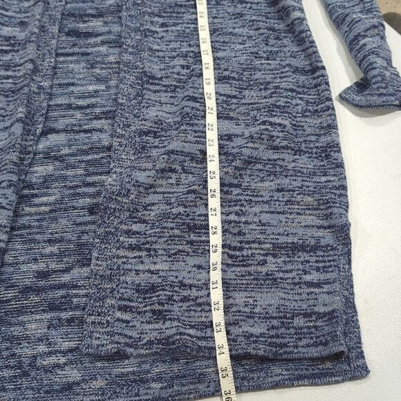 J. Jill Womens Sweater Large Blue Long Line Duster Cardigan - Picture 10 of 10